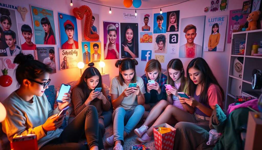 Teenage social media usage